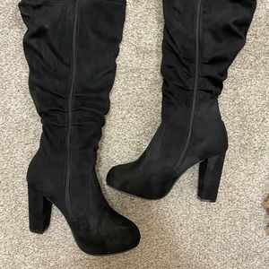 Torrid knee high suede boots